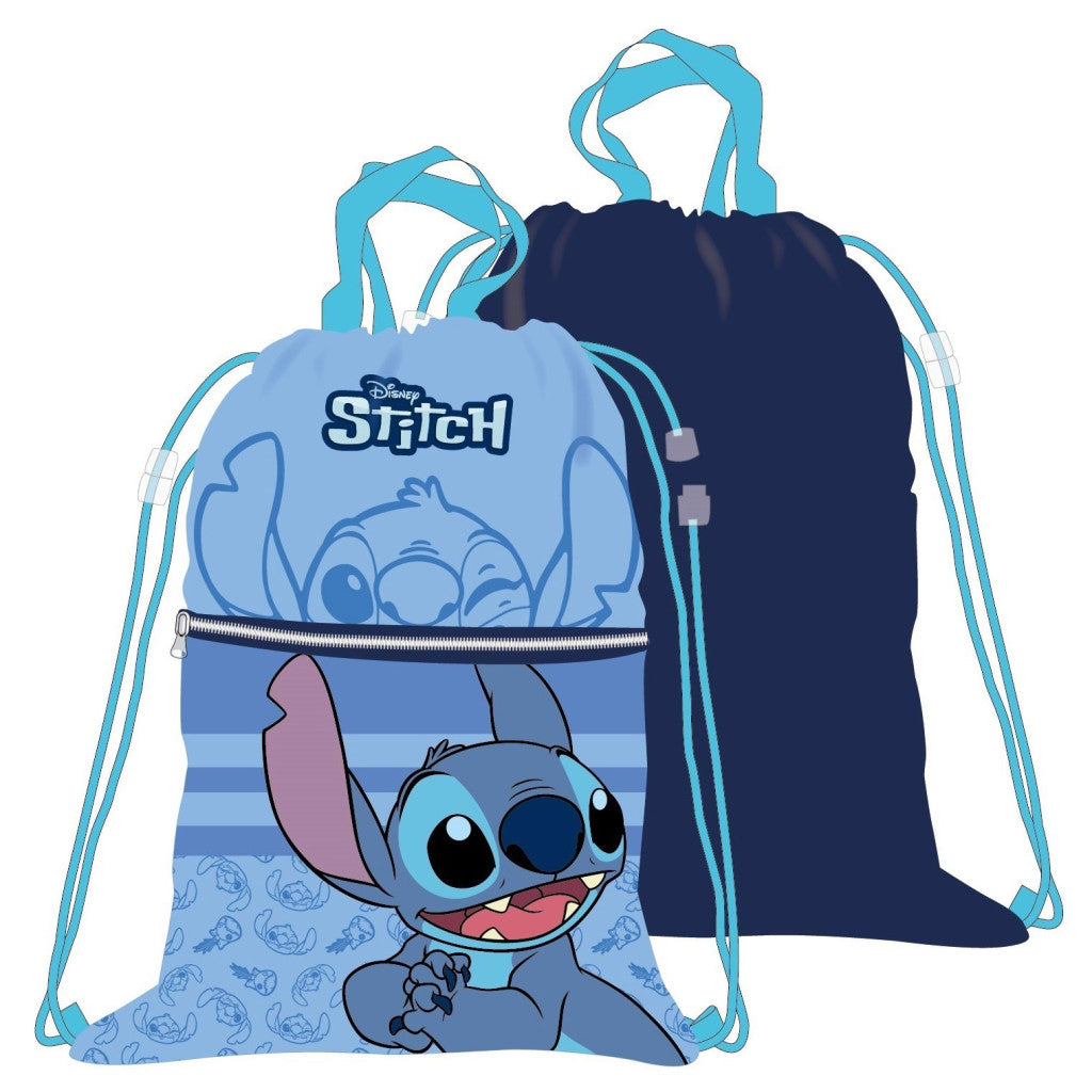 Disney Lilo és Stitch, A csillagkutya Alien Deluxe sporttáska, tornazsák 45 cm – 1. kép