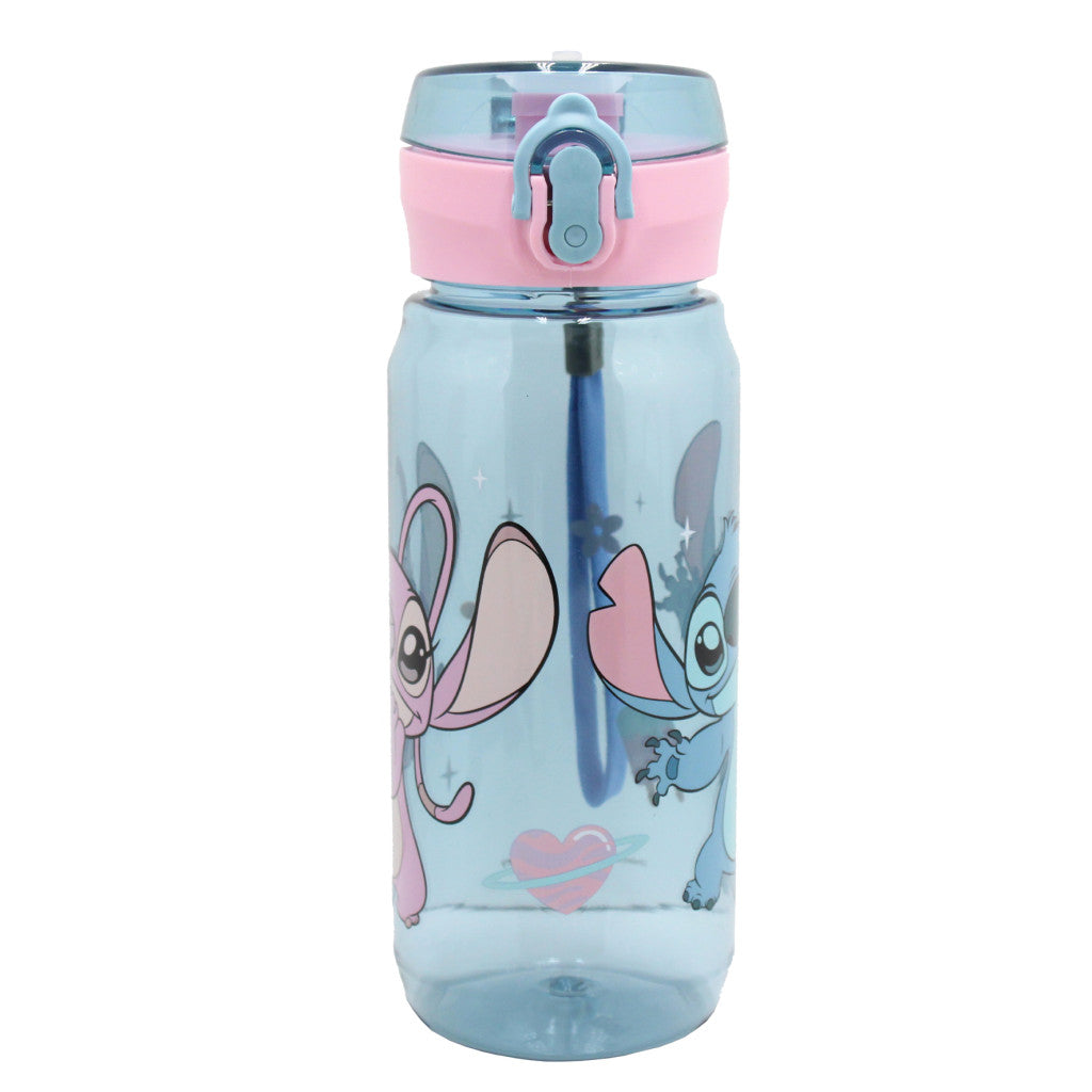 Disney Lilo és Stitch, A csillagkutya Universe műanyag kulacs akasztóval 600 ml – 1. kép