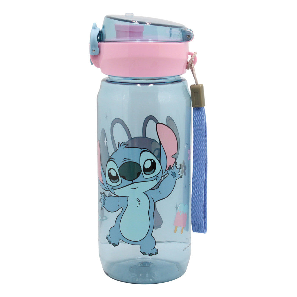 Disney Lilo és Stitch, A csillagkutya Universe műanyag kulacs akasztóval 600 ml – 2. kép