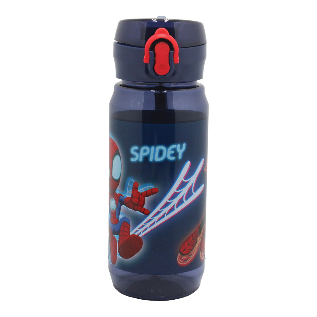 Pókember Spidey Web műanyag kulacs akasztóval 600 ml – 1. kép