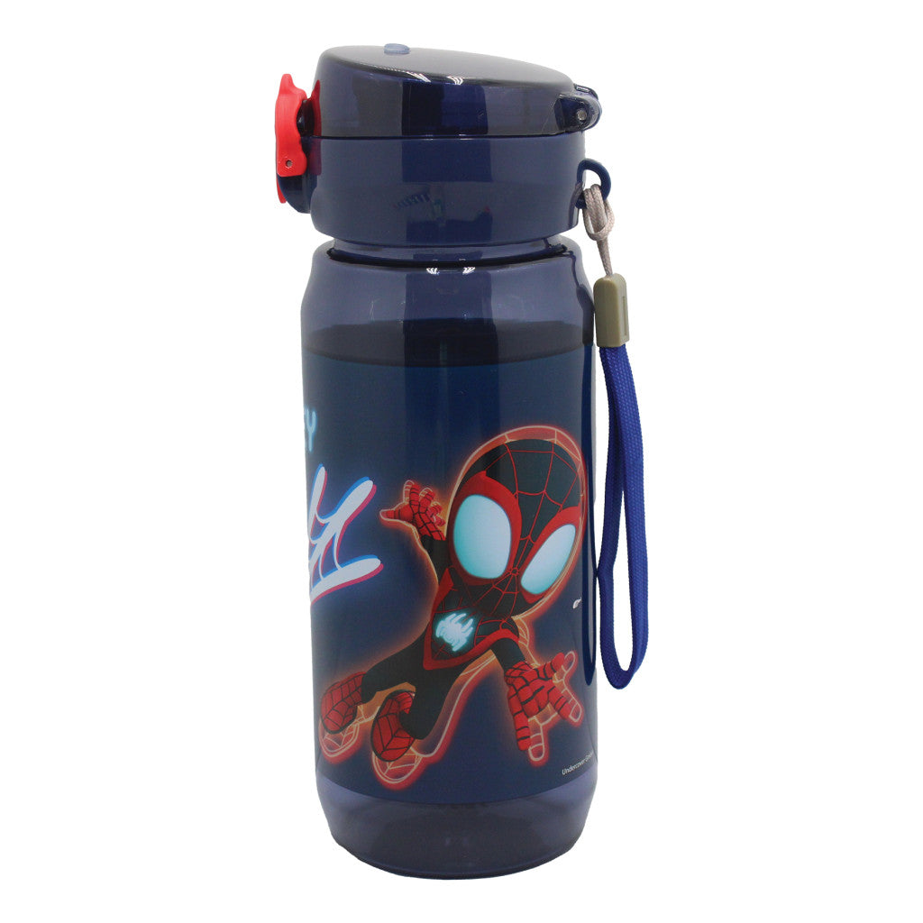 Pókember Spidey Web műanyag kulacs akasztóval 600 ml – 2. kép