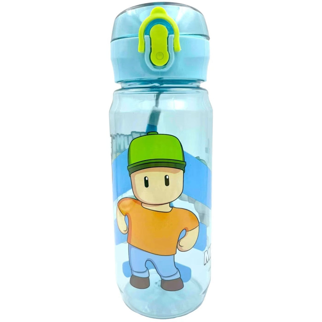 Stumble Guys All Day műanyag kulacs akasztóval 600 ml – 1. kép