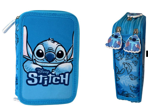 Disney Lilo és Stitch, A csillagkutya Abstract tolltartó töltött 3 emeletes Giotto – 1. kép