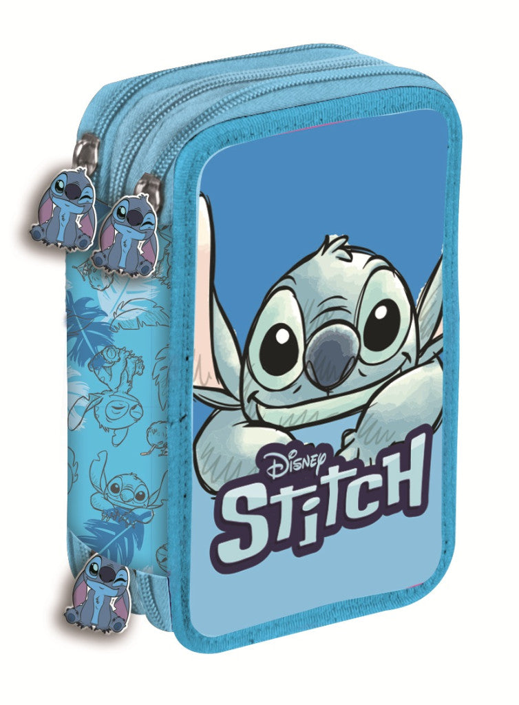 Disney Lilo és Stitch, A csillagkutya Abstract tolltartó töltött 3 emeletes Giotto – 2. kép