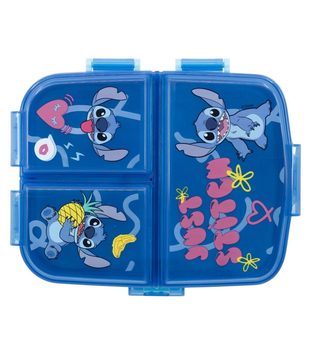 Disney Lilo és Stitch, A csillagkutya Just több rekeszes uzsonnás doboz, szendvicsdoboz XL – 2. kép