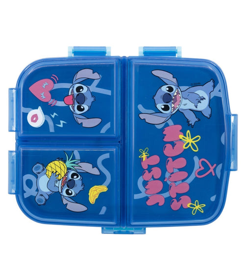 Disney Lilo és Stitch, A csillagkutya Just több rekeszes uzsonnás doboz, szendvicsdoboz XL – 2. kép